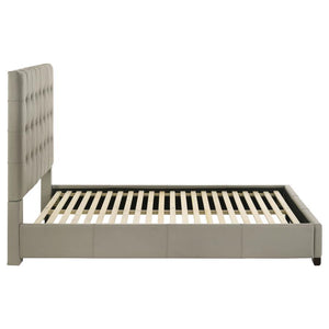 Medley - Genuine Leather Platform Bed