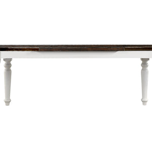 Mountain Retreat - Dining Table - Dark Mocha & Antique White