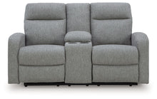 Gauntlet - Sterling - Double Recline Loveseat With Console