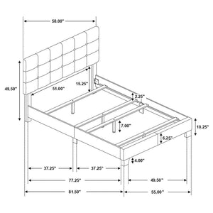 Mapes - Upholstered Panel Bed