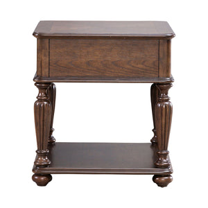 Allington - Rectangular End Table - Brown