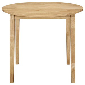 Bucknell - 3 Piece Round Drop Leaf Dining Table Set