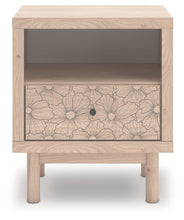 Arloster - Tan - One Drawer Night Stand