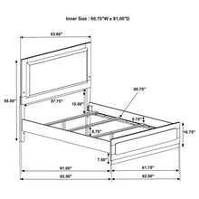 Caraway - Wood LED Panel Bed