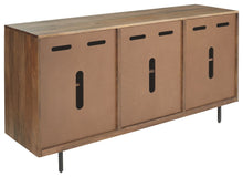 Kerrings - Brown / Black / White - Accent Cabinet