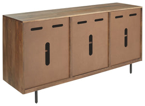 Kerrings - Brown / Black / White - Accent Cabinet