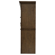 Hartshill - 2-Door Hutch With Shelves - Burnished Oak