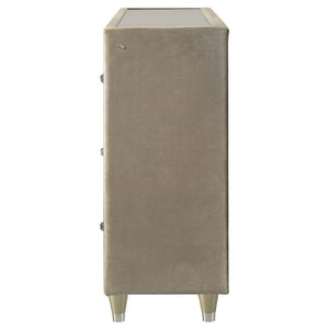 Lorient - 8-Drawer LED Bedroom Flame Box Dresser