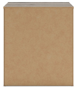 Graystorm - Brown Gray - Two Drawer Night Stand