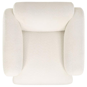 Dorset - Fabric Upholstered Round Track Arm Accent Chair