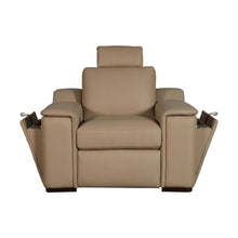 Armon - Loveseat With Power Footrest & ZG - Brown