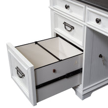 Allyson Park - L Shaped Desk Set With Hutch - White