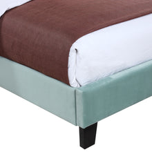 Amelia - Full Upholstered Bed - Light Blue