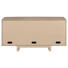 Kailani - 4-Door Cane Sideboard Buffet Cabinet - Beige Oak