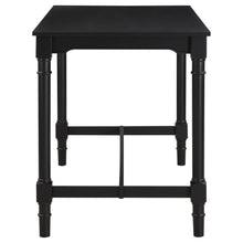 Martina - 5 Piece Rectangular Spindle Leg Counter Height Dining Set - Oatmeal And Black