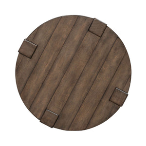 Broadmore - Round Chairside Table - Brown