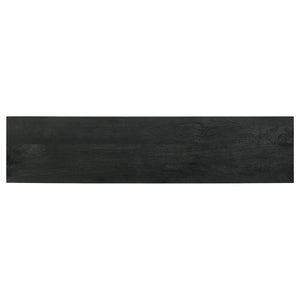 Marsden - 2 Door Mango Wood TV Stand - Charcoal Black
