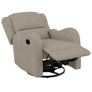 Henry - Manual Swivel Glider Recliner - Speckled Brown