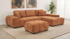 Octavia - Fabric Rectangular Upholstered Ottoman