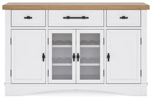 Ashbryn - White / Natural - Dining Room Server