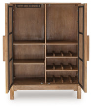 Pellamour - Bar Cabinet - Natural Brown
