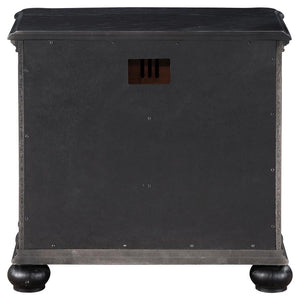 Celina - 3-Drawer Nightstand - Black