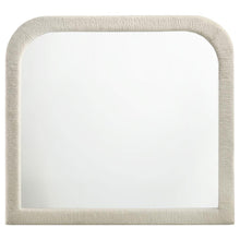Sonya - Upholstered Bedroom Dresser Mirror - Ivory