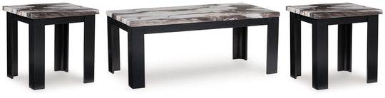 Jazmore - Occasional Table Set (Set of 3) - Dark Brown