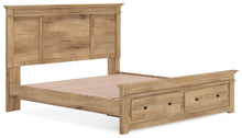 Makidern - Panel Storage Bed With Storage Footboard