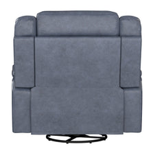 Declan - Swivel Gliding Recliner - Naval Blue