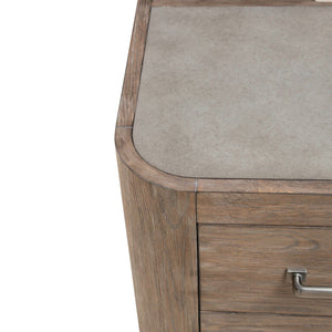 South Bend - Nightstand With Charging Station - Brown
