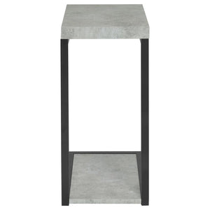 Beck - Engineered Wood C-Shape Sofa Side Table