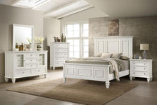 Sandy Beach - 63" Panel Bed with High Headboard