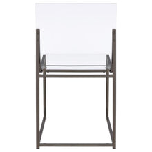 Adino - Acrylic Dining Side Chair (Set of 2) - Black Nickel