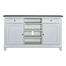Allyson Park - 68" Highboy TV Console - White
