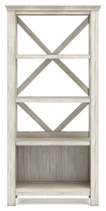 Carynhurst - Whitewash - Large Bookcase