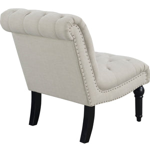 Hutton Ii - Tufted Chair - Ivory