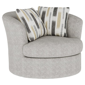 Myles - Swivel Chair - Overcast