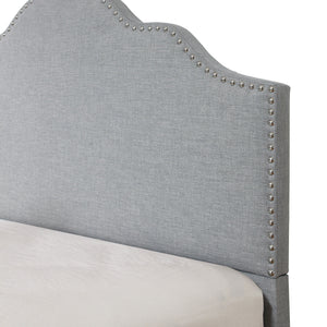 Madison - Full Upholstered Bed - Light Gray