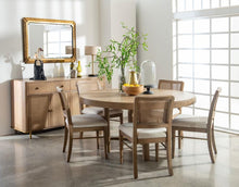 Arini - 60" Round Wood Dining Room Table - Sand Wash