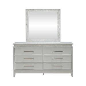 Reflections - Dresser & Mirror - White