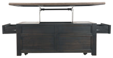 Tyler Creek - Grayish Brown / Black - Lift Top Cocktail Table