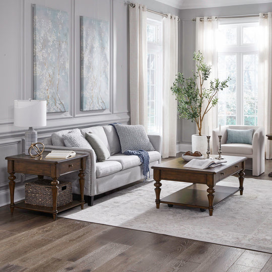 Arden Road - 3 Piece Table Set - Satin Cherry