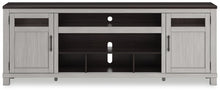 Darborn - XL TV Stand W/Fireplace Option - Gray / Brown