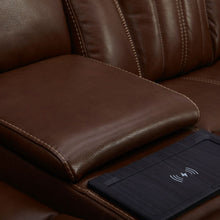 Caswell - Loveseat With Console P2 & ZG - Brown