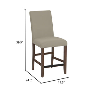 Seneca - Barstool (Set of 2) - Walnut Brown