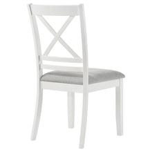 Hollis - Cross Back Wood Dining Side Chair (Set of 2) - White