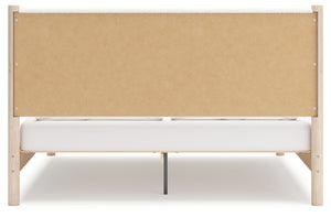 Cadmori - Upholstered Panel Bed