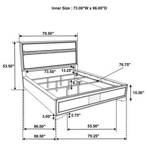 Miranda - Upholstered Panel Bed