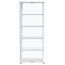 Aero - 5-Shelf Display Curio Cabinet With Led Lighting